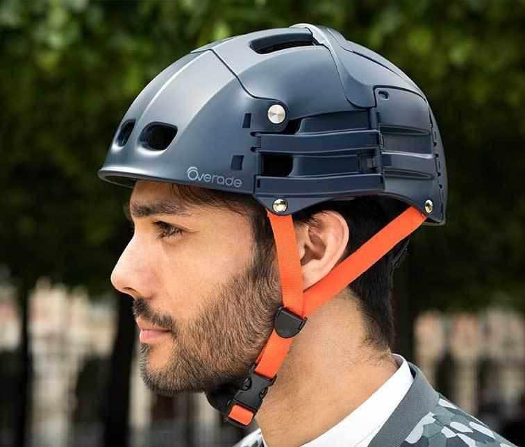 Casque Vélo Pliant Overade Plixi Fit Bleu - Image 4