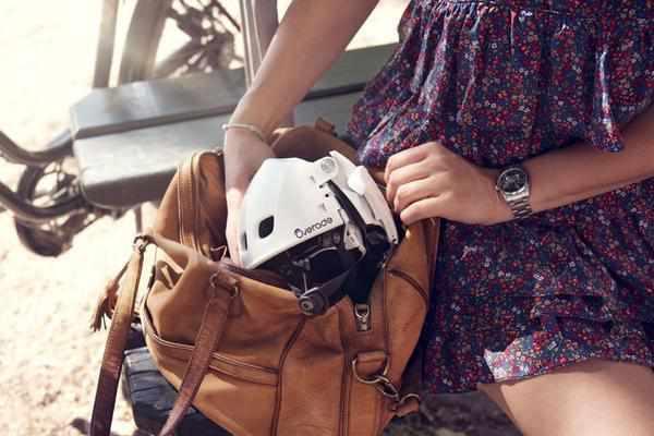 Casque Vélo Pliant Overade Plixi Fit Bleu - Image 7