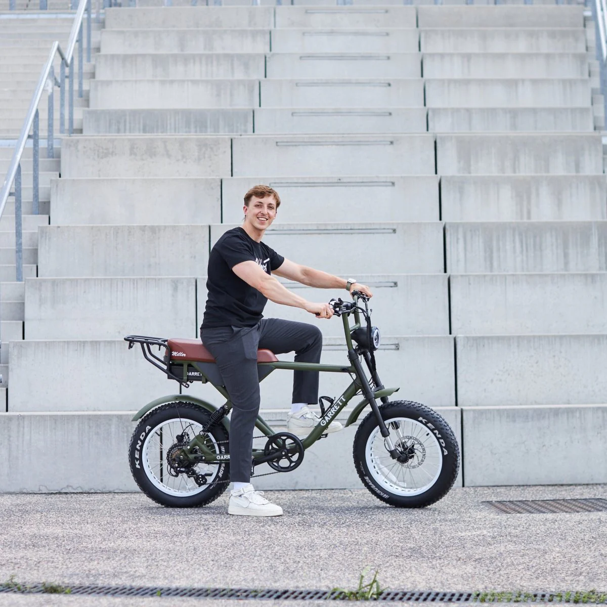 Fatbike Électrique Biplace Cargo Garrett Miller Z - Image 6